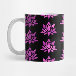 Pink And Purple Lotus Flower Mug